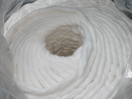 La fibre de coton brut