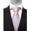 Motive 200 - Cravate rose pâle et motifs carrés bleus et noirs