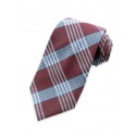 Cravate tricolore à carreaux