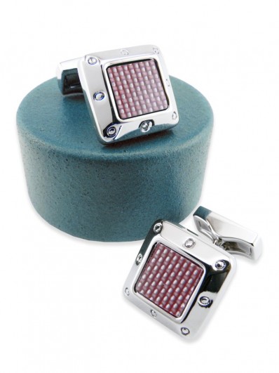 HONEY BEAR Lot De 5 Paires De Boutons De Manchette En Soie Pour Hommes