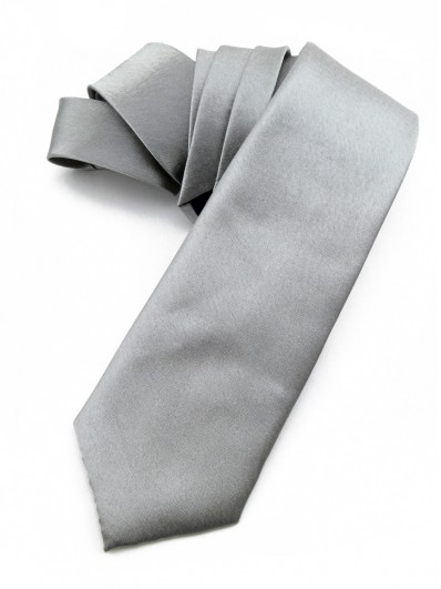 Cravate gris acier