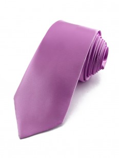 Cravate slim Violet clair