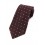 Motive 160 - Cravate en soie de couleur rouge Bourgogne