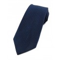 Cravate bleu marine et lurex