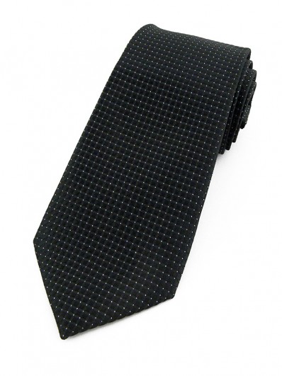 Cravate noire et lurex