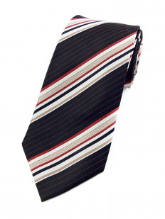 Cravate noire moderne chic