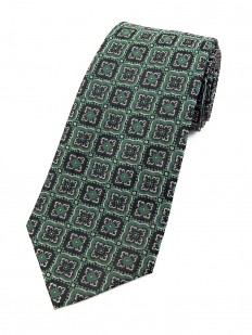 Cravate Luxe vert mélèze