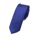 Cravate slim Bleu roi