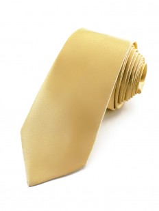 Cravate jaune paille