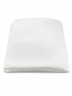 Pochette de costume blanche