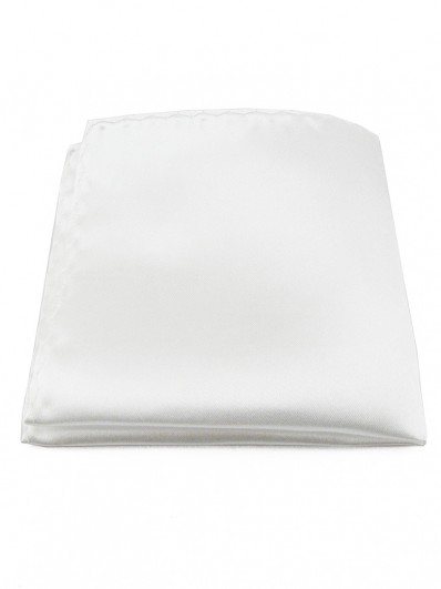 Pochette de costume blanche