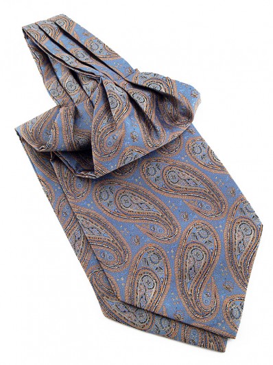 Cravate Ascot motif cachemire