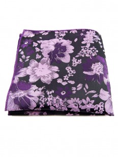 Pochette de costume violette