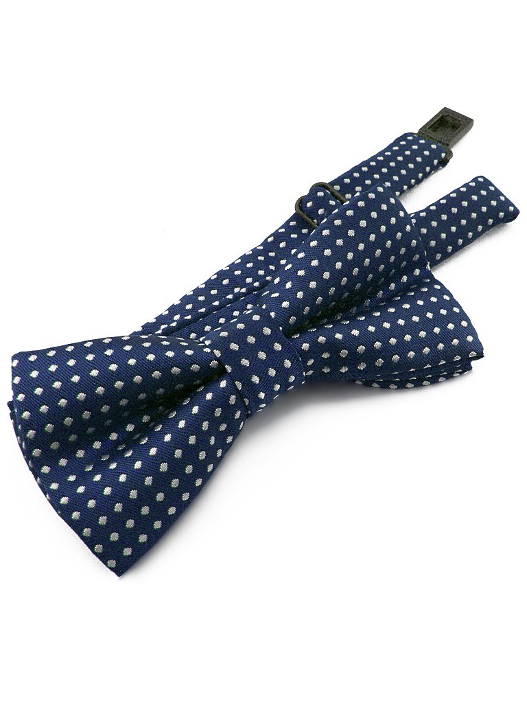 Noeud Papillon Garçon - Bleu Marine Denim & Simili Cuir - Fait Main En Australie