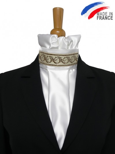 Cravate de dressage mordorée