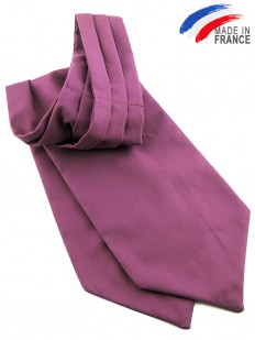 Cravate Ascot magenta fuchsia