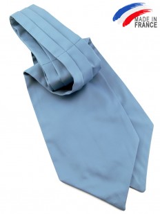 Cravate Ascot bleue