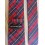 Cravate tartan rouge et marine