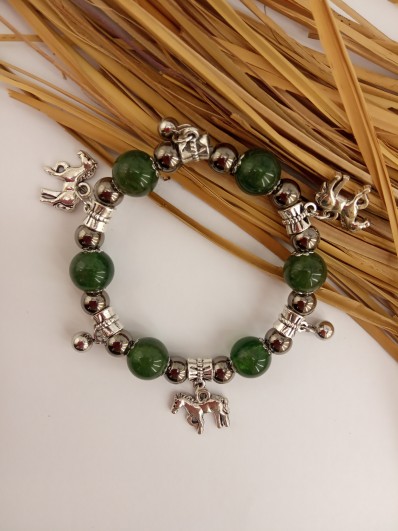 Bracelet cheval jade